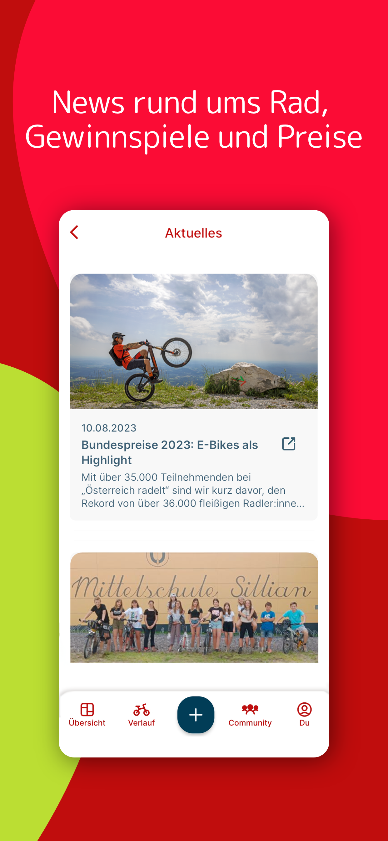 Screen Mockup News und Events